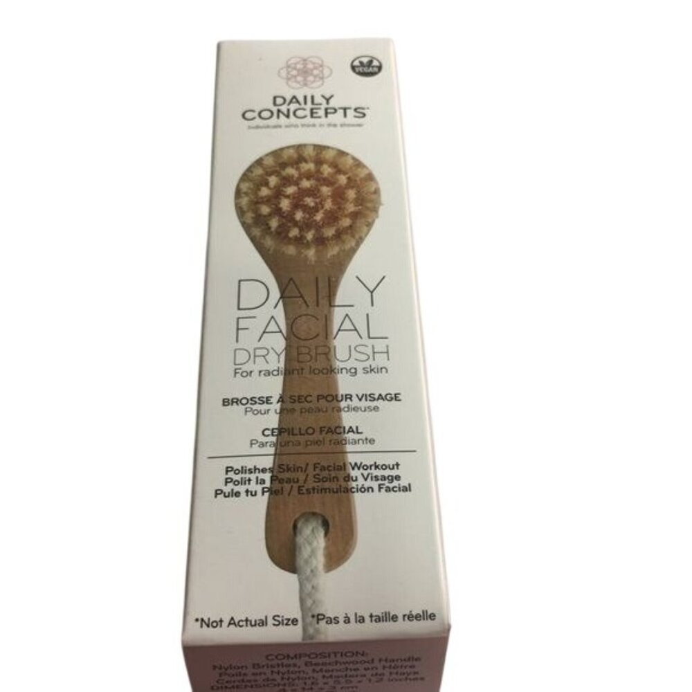 Daily Concepts Womens Facial Dry Brush New